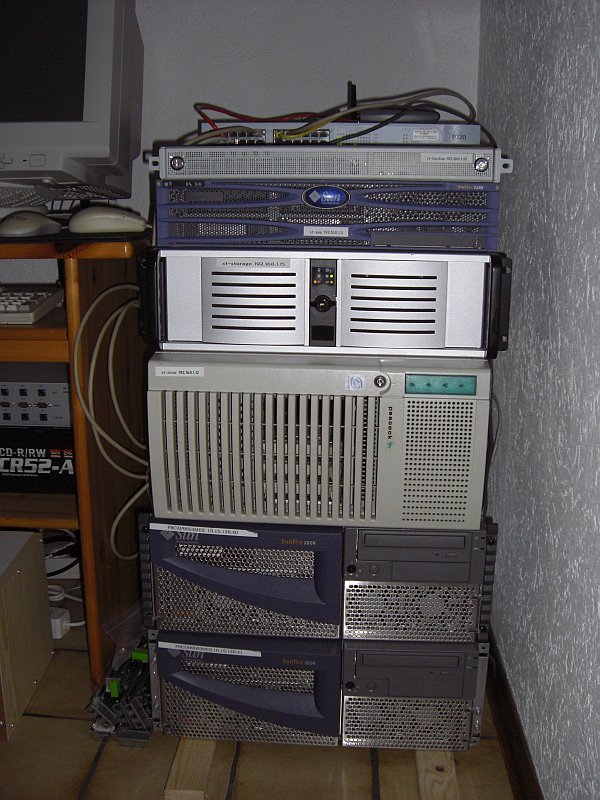 Die erste Serverfarm (2009)
