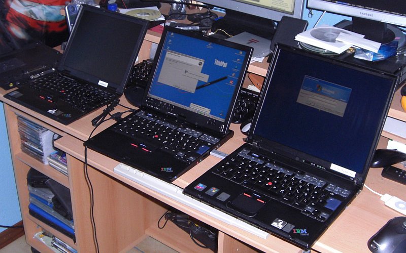 Die drei Thinkpads