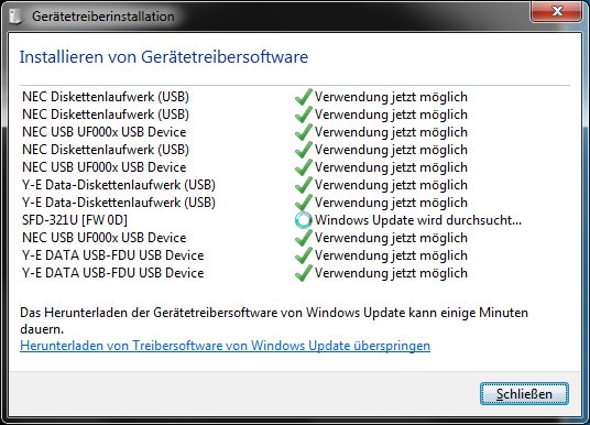 Massenhaft USB-Devices