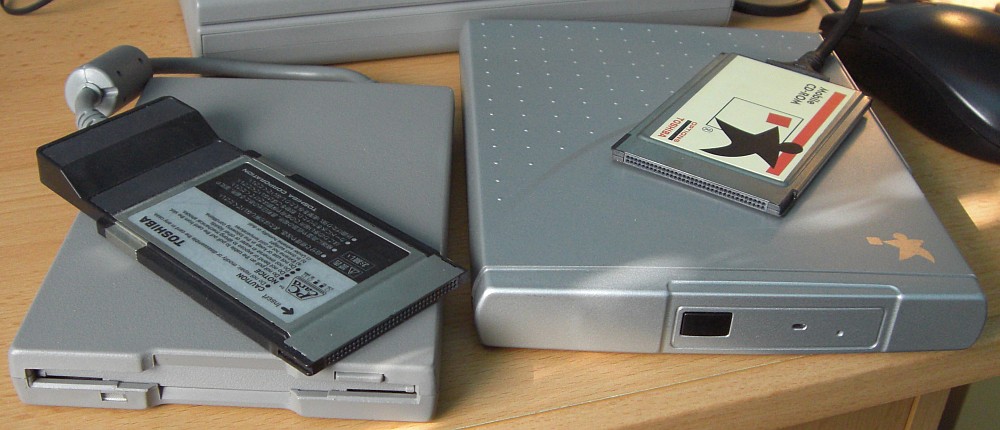 CD- und Floppy-Laufwerk