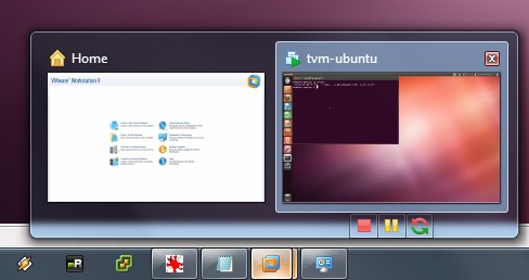 Shortcuts beim Hovern über Icon unter Windows 7
