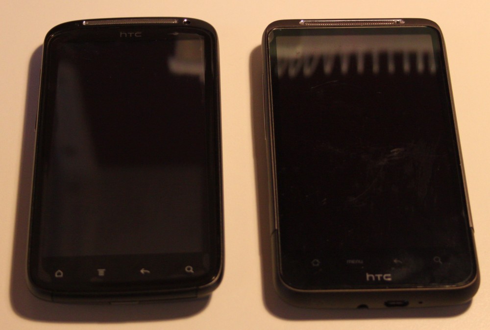 HTC Desire HD vs. HTC Sensation