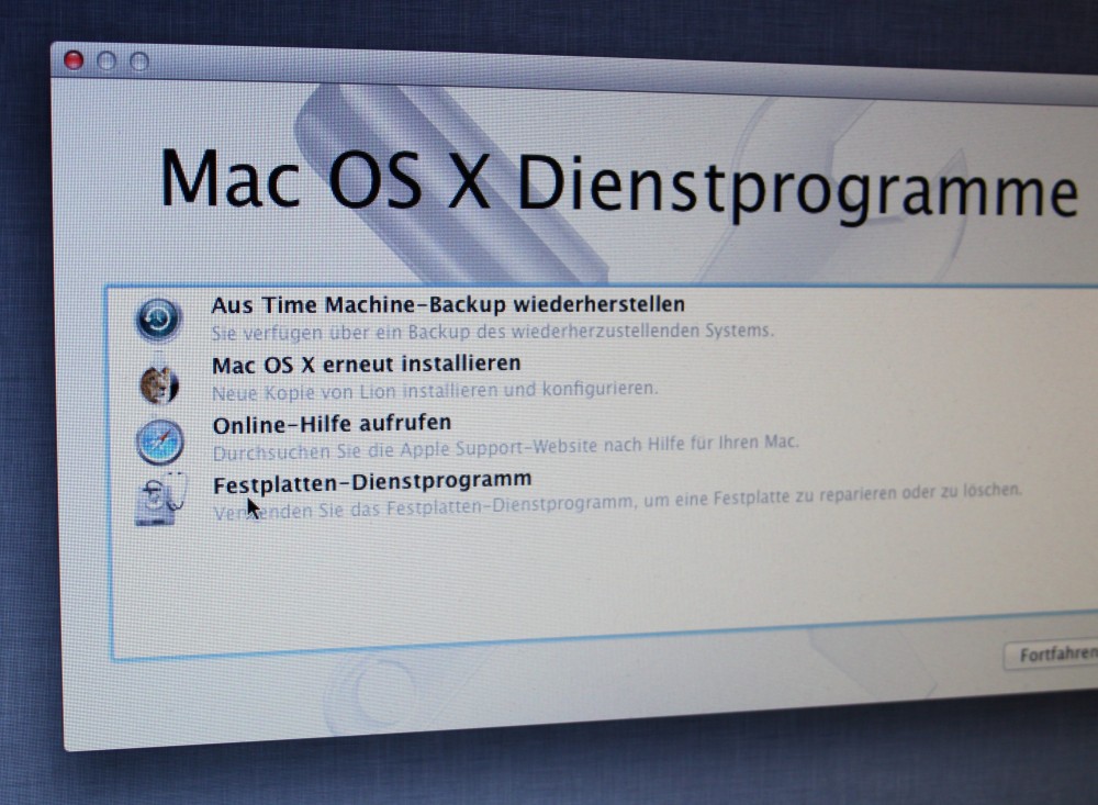 Mac OS X-Dienstprogramme
