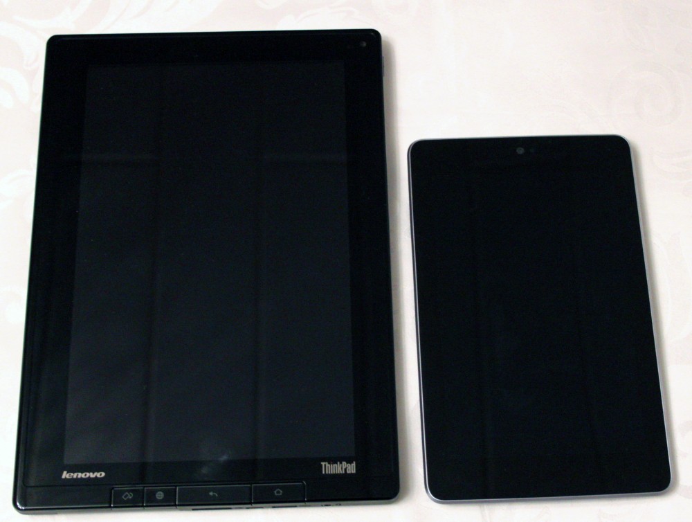 Thinkpad Tablet und Nexus 7