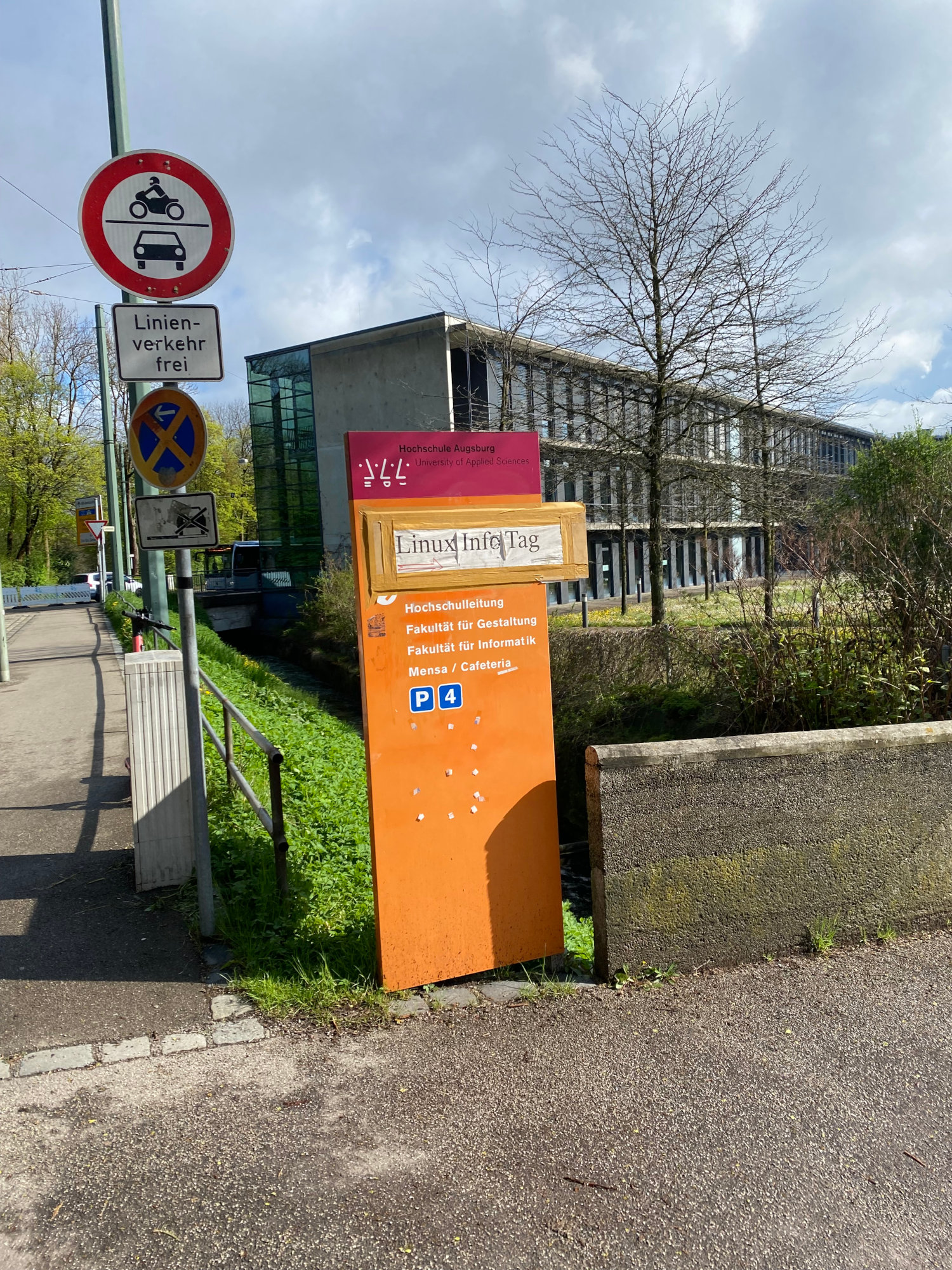 Entrance of Augsburg University