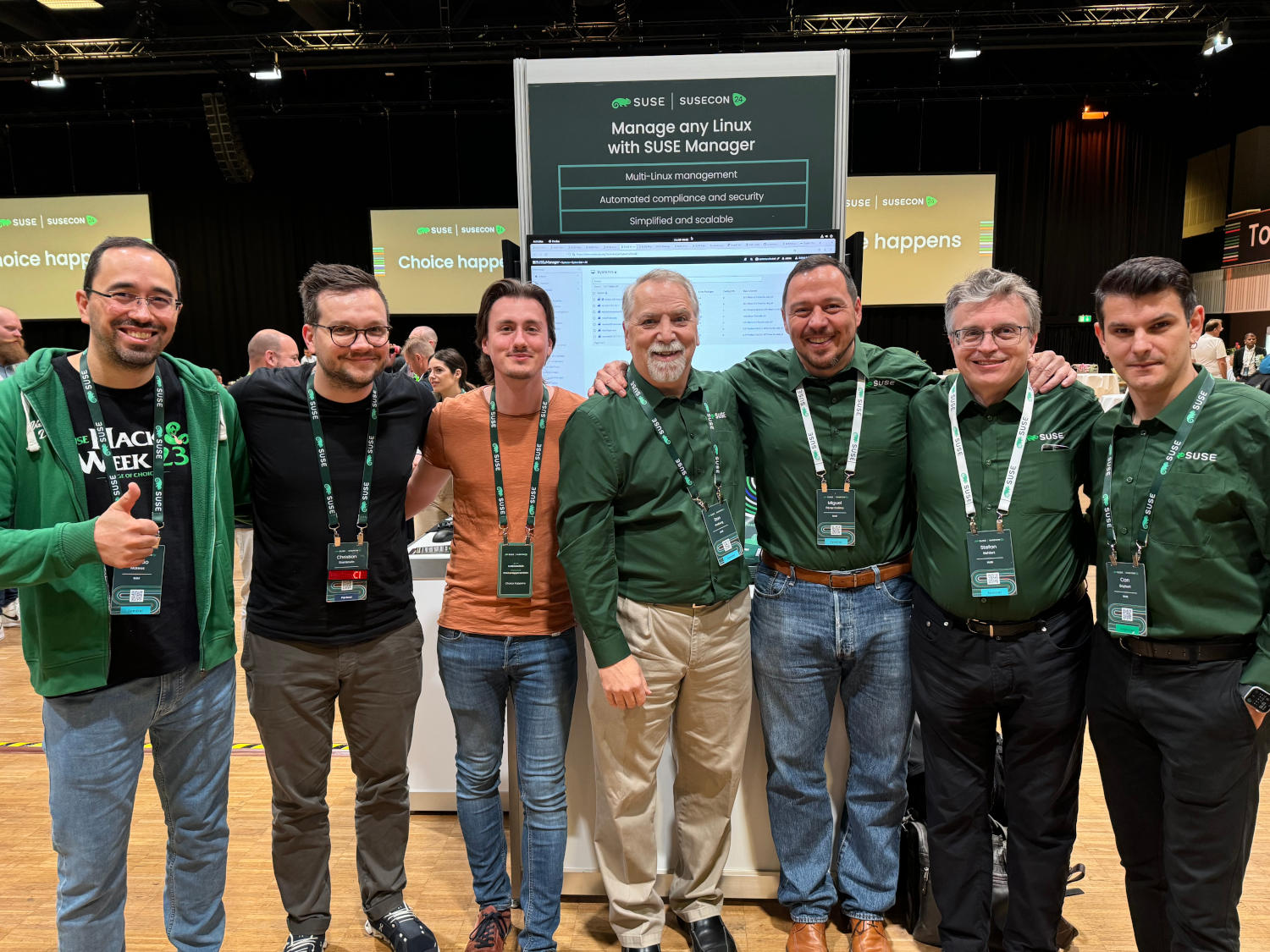 Parts of the SUSE Manager team